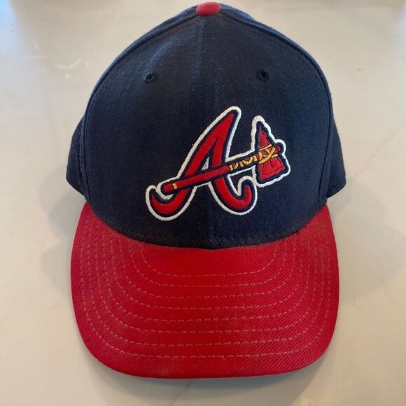 Atlanta Braves fitted Sz 7 56cm MLB - Picture 1 of 8